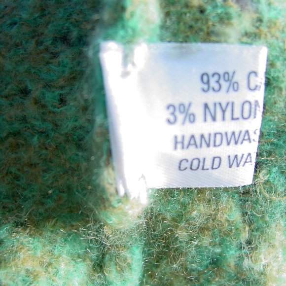 LAINEY KEOGH Seafoam Cashmere Open Cardigan Sweater - Hand Made in IRELAND - Picture 9 of 10